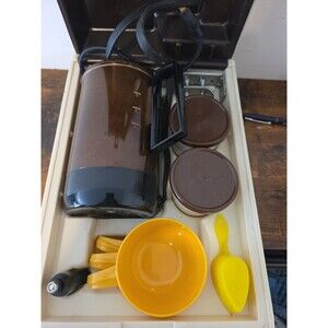 Kar-N-Home Vintage Coffee Maker Travel Kit Montgomery Ward Never Used